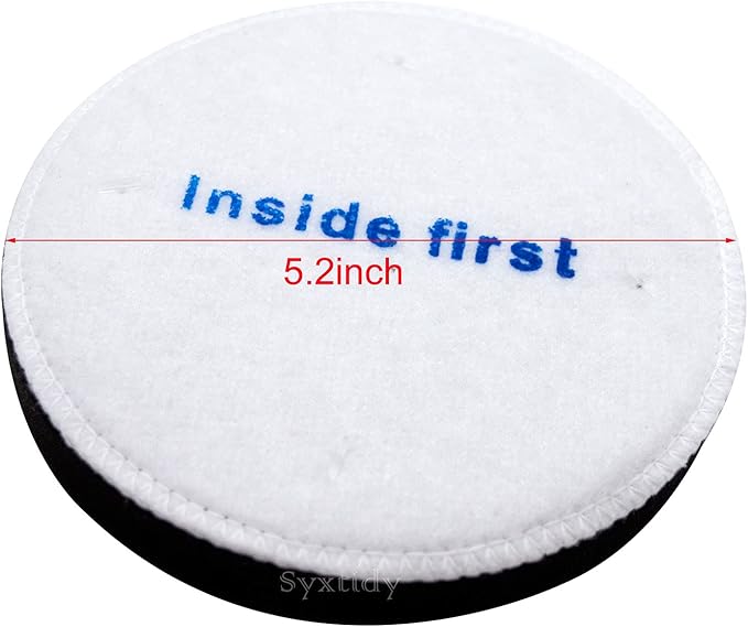 Vacuum Filters for Eureka,Filters Replacement for Powerspeed Eureka NEU182A, NEU182B, NEU180, NEU181, NEU188, NEU202,NEU280 Bagless Upright Vacuum Cleaner, Part E0202 (4 Pack)