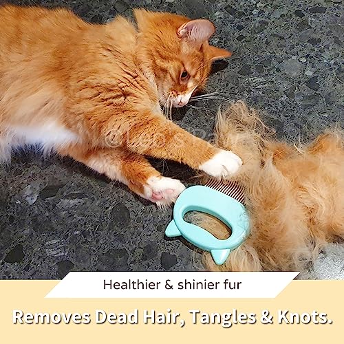 The Original Pet Hair Removal Massaging Shell Comb