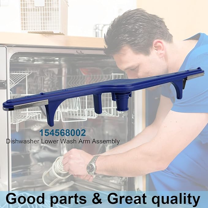 5304517203 AP6783883 Bottom Lower Spray Arm for Dishwasher for frigidaire kenmore Dishwashers Replaces 154250801 154250901 154568002 154414101 1542508 - Blue