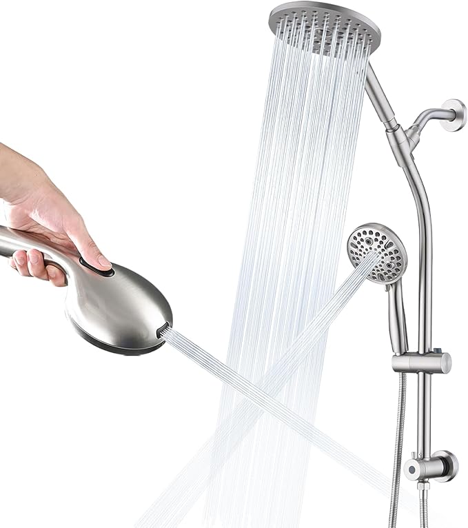 High Pressure Shower Head with Handheld Shower, 26