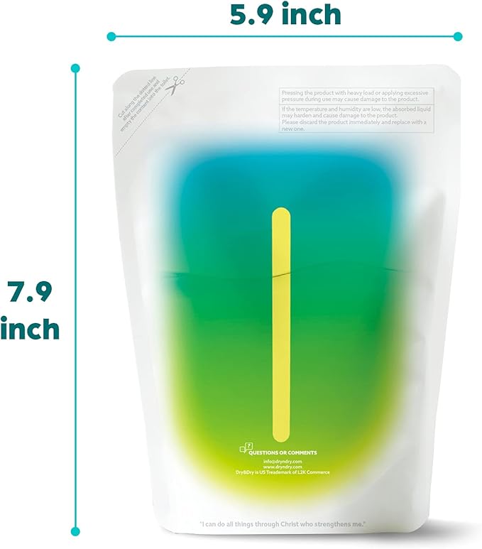 Dry & Dry [35 Packs Standing Moisture Absorbers to Control Excess Moisture for Basement, Closets, Bathrooms, Laundry Rooms - Moisture Absorbers Moisture Absorber - AquaVibe