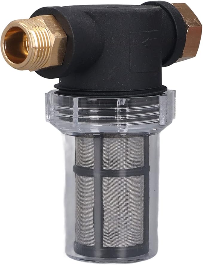 Sediment Filter for Pressure Washer Inlet, Transfer Pump, Rain Barrels, Spigot - Your Water System with & Efficient Whole House Sediment Filter
