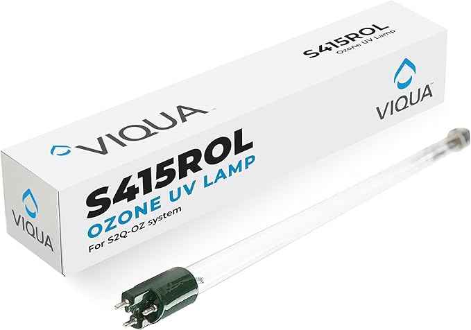 Viqua S415ROL UV Ozone Replacement Lamp for S2Q-OZ System – Genuine OEM 185nm Ozone Producing Bulb for Hot Tubs and Spas UV Lamp