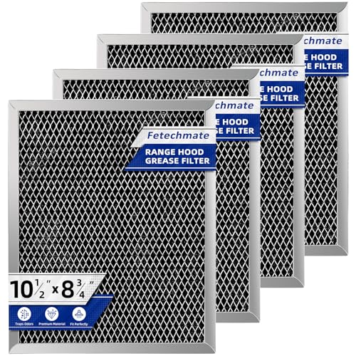 97007696 Charcoal Filter Replacement for Range Hood 41F Grease Filter 6105c 8 (4 Count)
