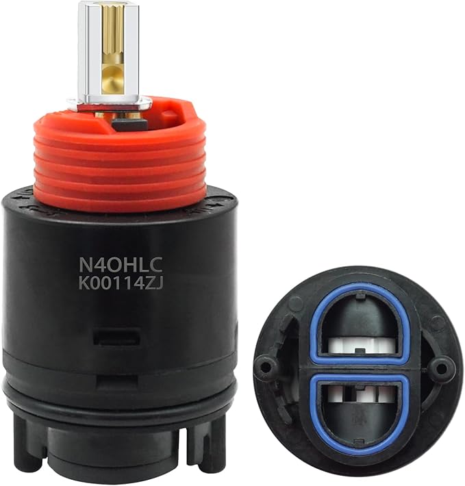 N40HLC Shower Cartridge Fits for Temp-Gard III Faucets and Shower Valves,Replaces RK7300-CART-3P JH02BJ HL-40,40 mm Shower Cartridge