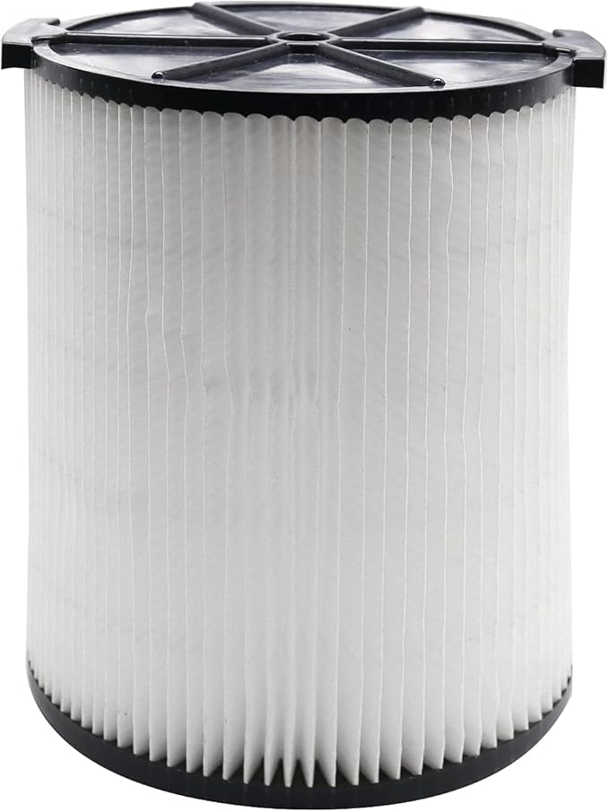 Standard Wet/Dry Vac Filter Vf4000 Compatible with RIDGID Shop vac filters 5-20 Gal & 6-9 Gal Husky Vacuum, Replacement Vf4000 Filter 1PACK - AquaVibe