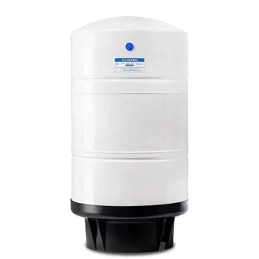iSpring T20M 20 Gallon Pre-Pressurized Tank for Reverse Osmosis (RO) Systems & RCC7AK, NSF Certified 75 GPD, Alkaline 6-Stage Reverse Osmosis System