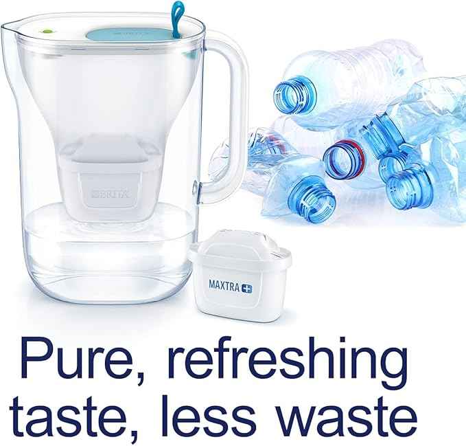 BRITA MAXTRA + Replacement Water Filter Cartridges, Compatible with all BRITA Jugs - Reduce Chlorine, Limescale and Impurities for Great Taste - Pack of 3