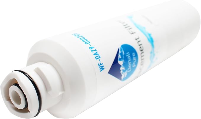 2-Pack Denali Pure Replacement for Samsung RF263BEAEBC/AA-0001 Refrigerator Water Filter - Compatible with with Samsung DA29-00020B Fridge Water Filter Cartridge