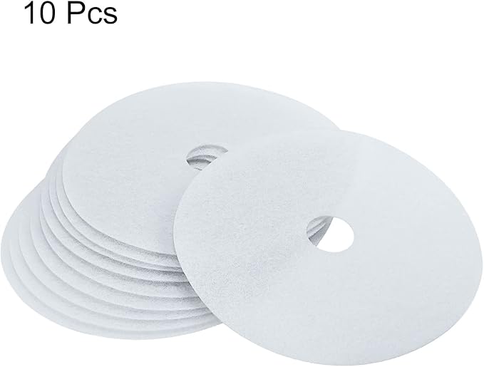 MECCANIXITY Universal Cloth Dryer Exhaust Filter, Cotton 260x40mm White for Clothes Dryer Filter Replacement Pack of 10