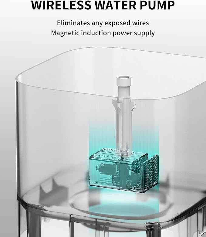PETKIT Automatic Pet Feeder and Wireless Pump Cat Dog Water Fountain,Scheduled Feeding Cat Feeder Dry Food Dispenser, App Control/USB Charge,Grey Color