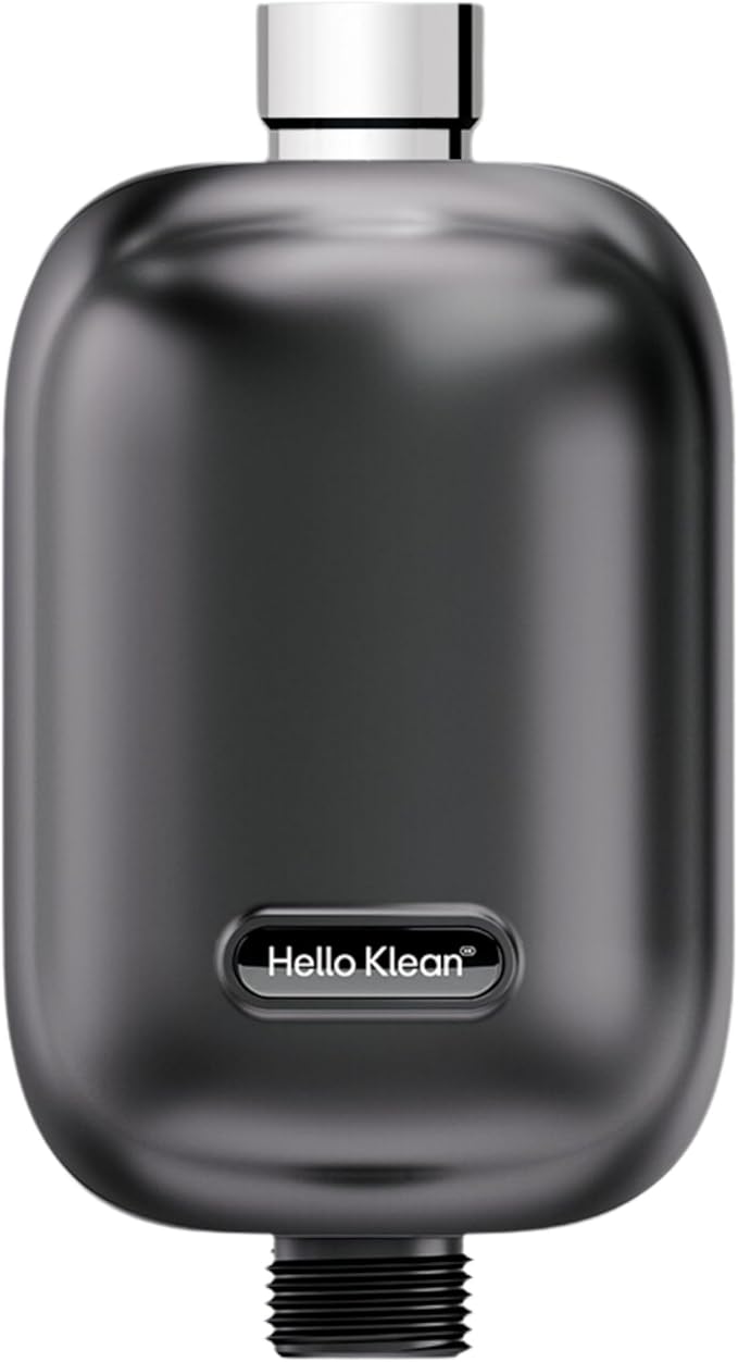 Shower Filter in Chrome - Filter Unwanted Metals, Chlorine & Impurities Found in Shower Water - Improves Quality of Skin & Hair - Quick Easy Install For In-Line & Electric Shower