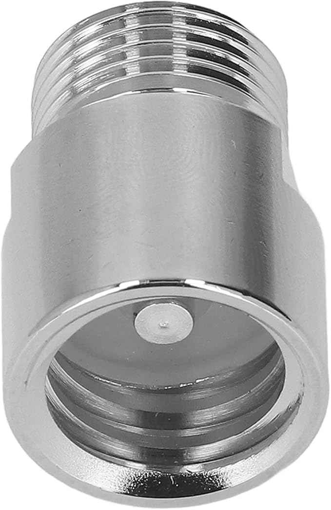 Soda Cylinder Adapter, CO2 Soda Cylinder Metal Adapter, TR21-4 Female to CGA320 Male Thread Conversion Kit, Stainless Steel CO2 Tank Adapter for Sparkling Water Machine Parts Acc