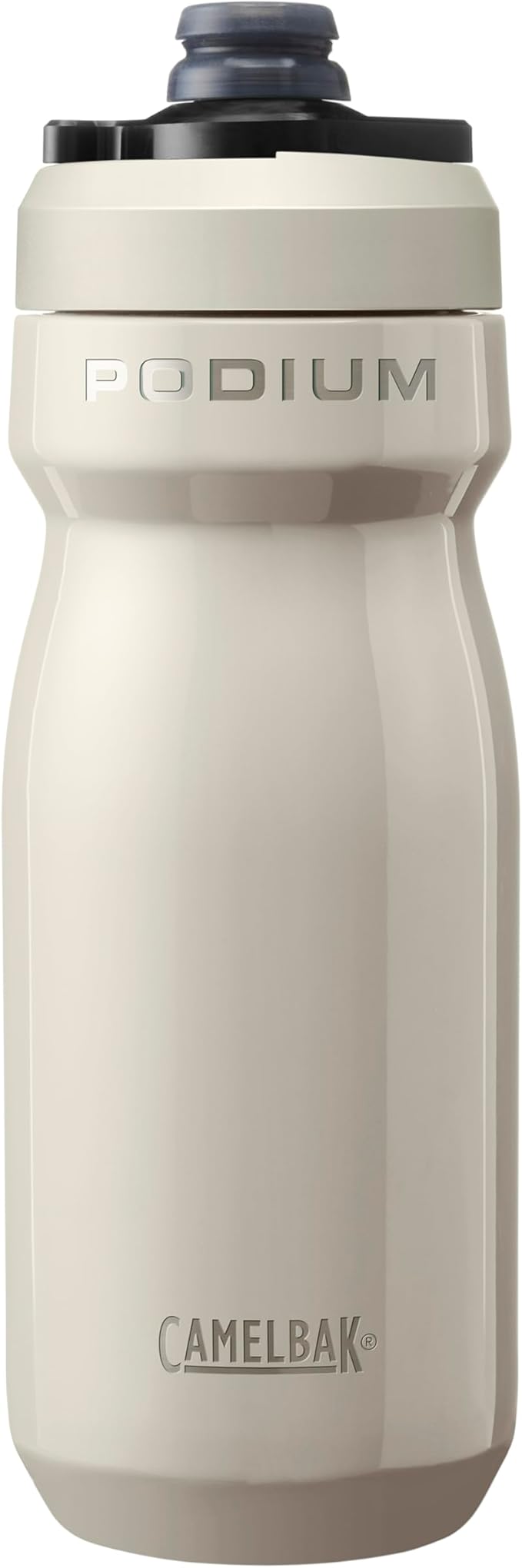 CamelBak Podium Steel Insulated Stainless Steel Bike Water Bottle Stone, 18oz