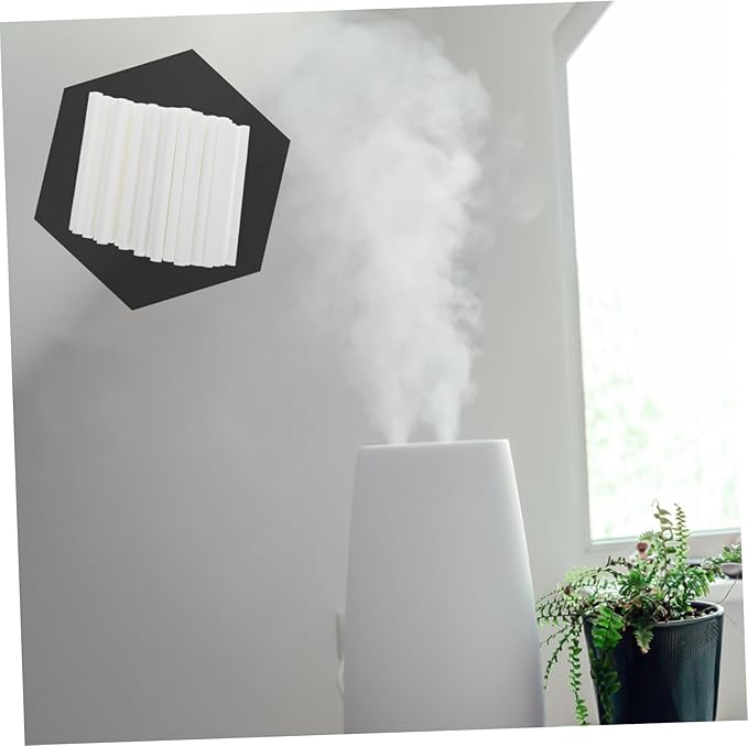 50pcs Cotton Humidifier Filter Sticks Oil Diffuser for Bedside Use High Absorption Essential Oil Diffuser Accessories Dual Protection for Optimal Air Quality - AquaVibe