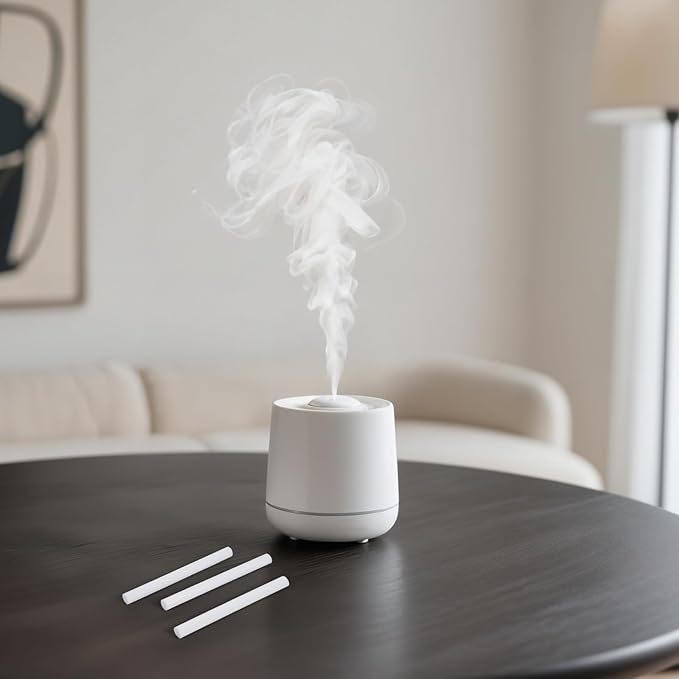 Cotton Stick Refills Cotton Tube Airfreshener Wick 60PCS Humidifier Filter Refill Sticks for Mini Portable USB Car Humidifier Diffuser Sponges Replacement 0.3 × 3.9 Inch Home Office Bedroom Use