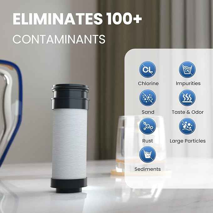 GOLDEN ICEPURE JFC014 Replacement for Brita® Stream Pitcher Water Filter, Brita® OB05 Filter Pitchers and Dispensers 6PACK