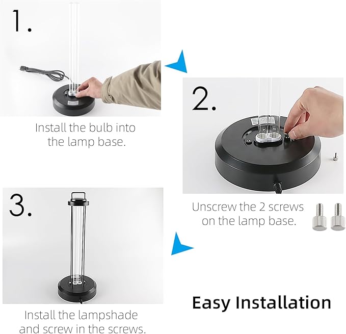 38W UV Light Sanitizer, Ultraviolet Lamp with Remote Control for Home, Office School, Hotel.99.99% UVC Cleaning Portable Lamp,3-Gear Timer 15/30/60 Minutes 110V Ozone Free
