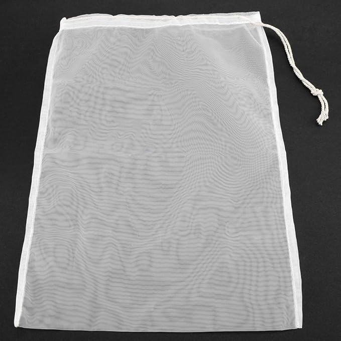 Yosoo 100 Mesh Wine Filter Bag, Reuseable Home Brew Beer Making, Used in Fermentation, Jam and Jam Making, Kefir and Wine Making(28x45cm)