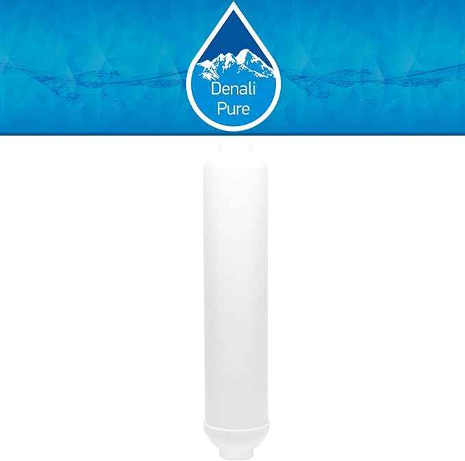 Replacement for Compatible with APEC ROES-50 Inline Filter Cartridge - Universal 10-inch Cartridge Compatible with APEC ROES-50 - Essence 5-Stage 50 GPD Reverse Osmosis System - Denali Pure Brand