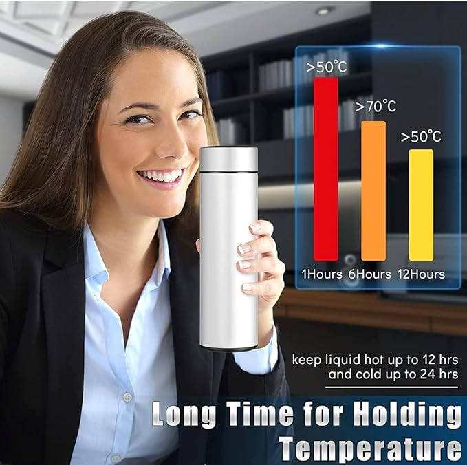 Smart Water Bottle Led Digital Temperature dispaly Vacuum Flask