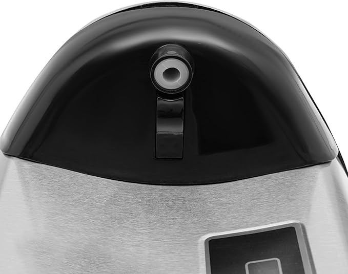 Electric Kettle, 5.8 L/196 Oz Electric Hot Water Urn Pot Dispenser, 304 Stainless Steel Water Boiler Warmer, 110V 750W Multi-Function Smart Kettle with Removable Water Tank for Offices Home (Black)
