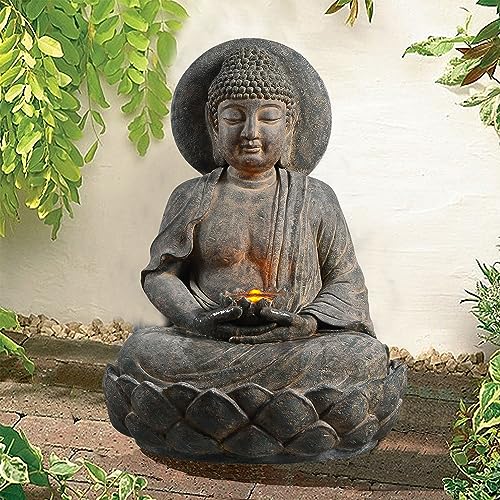 Buddha Zen Statue Water Fountain