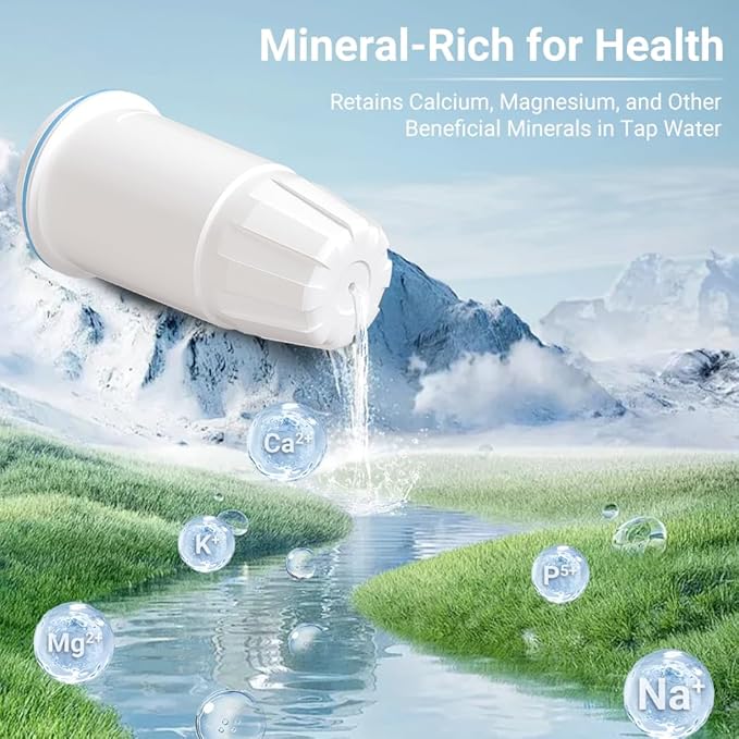 Water Filter Replacement Compatible with Zero Pitcher and Dispenser ZR-001 ZR-017 ZR-004 ZP-006 ZD-013 ZS-008, Multi-Stage Filter System, Reduce Lead, Chromium, and PFOA/PFOS, Pack of 8, By DESENRUIS
