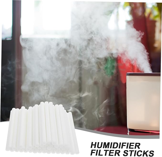 NOLITOY 50pcs Absorbent Cotton Humidifier Sticks and Filter Cores for Car Aromatherapy Essential Oil Diffusion Humidifier Replacement for Custom - AquaVibe