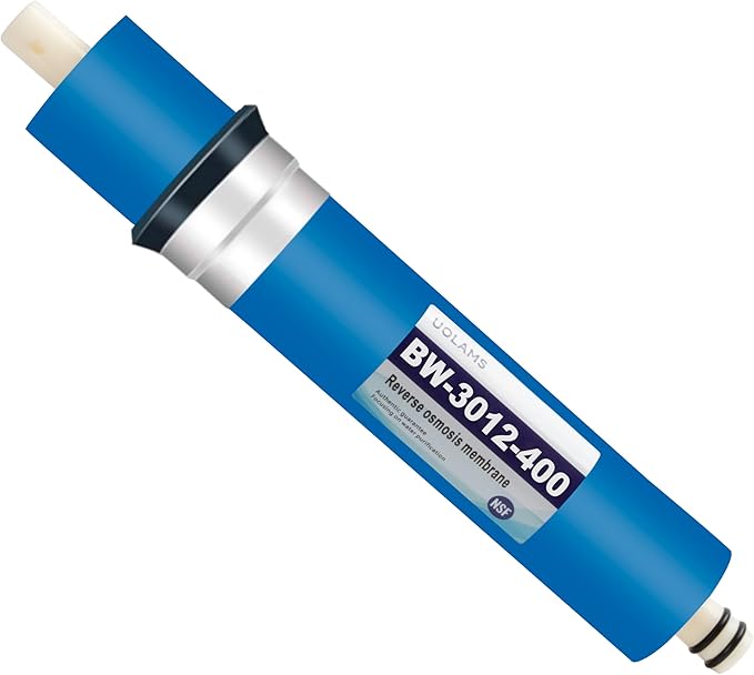 Reverse Osmosis Membrane 400 GPD 3012-400 RO Membrane Water Filter Replacement Fits Standard for Under Sink RO Drinking Water Filter Filtration Purifier System