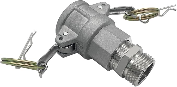 Aluminum Cam Lock Fitting Cam Groove Fitting 3/4" Coupler x GHT Male