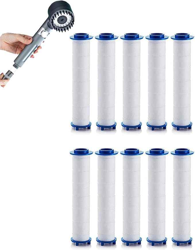 Showerhead Filters, Ion Shower Drops Head Filter, Shower Head With Handheld, Suitable For Various Specifications Of Shower Heads. (7cm / 2.75inch, Count, 10.0)
