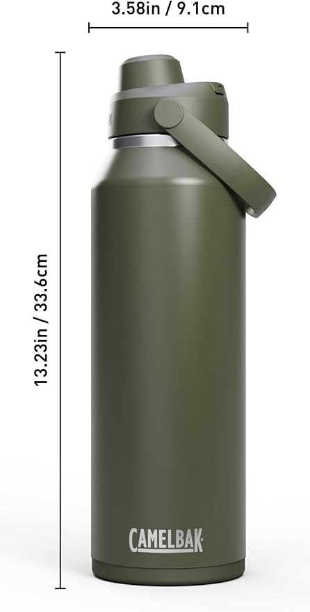 CamelBak Thrive Chug Insulated Stainless Steel Water Bottle Moss, 40oz