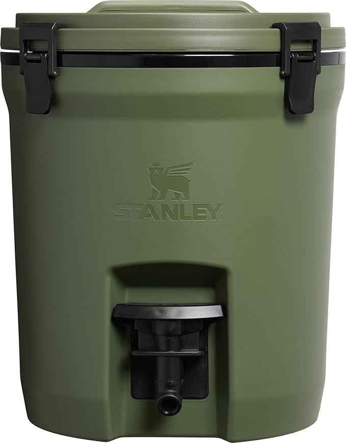 Stanley Adventure Fast Flow Water Jug 2 Gallon | Leakproof Ice Water Dispenser | Insulated Beverage Cooler | Easy Pour Spigot and Latched Foam Lid | BPA-Free