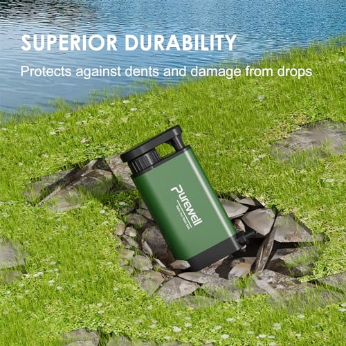 Stainless Steel Water Filter Pump with Replaceable Carbon 0.01 Micron Water Filter