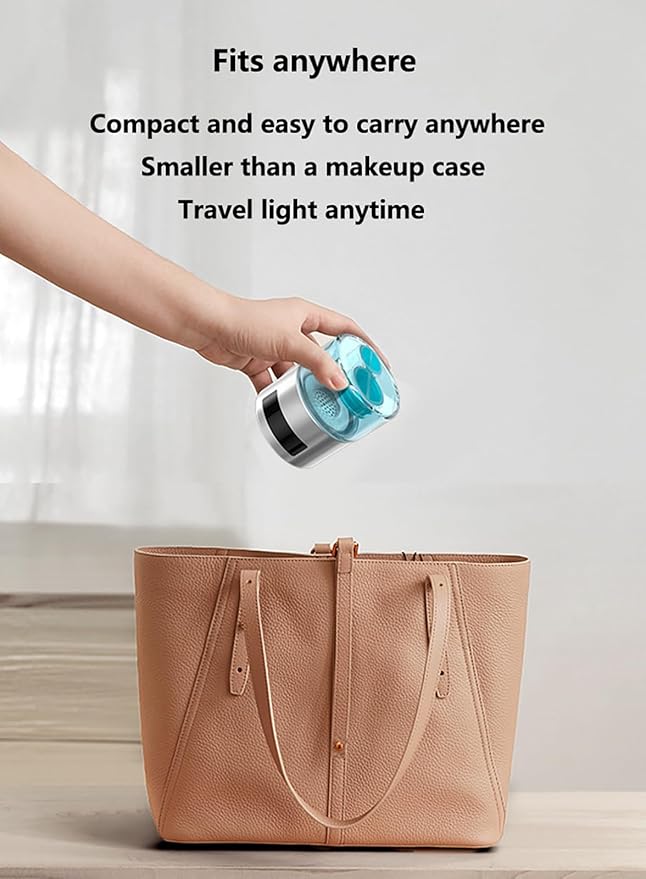 High-Concentration Portable Hydrogen Water Bottle Generator – 300ml Rechargeable Smart Hydrogen Cup | Rich Hydrogen Water for Daily Wellness, Travel, Fitness, Gift Giving