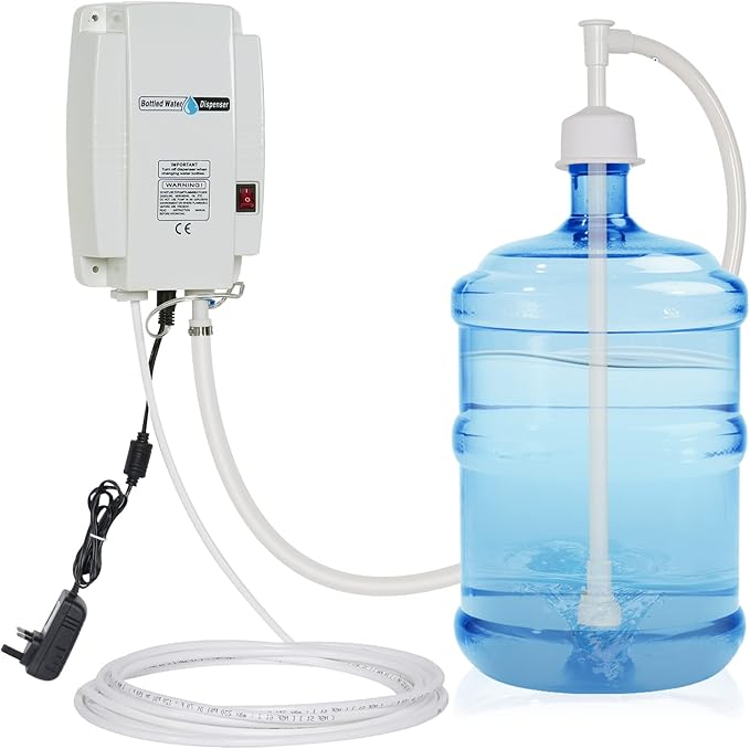 Bottled Water System with singel water inlet Bottled Water Dispenser one Tube for Refrigerator Ice-Maker Coffee Brewer 3.8L