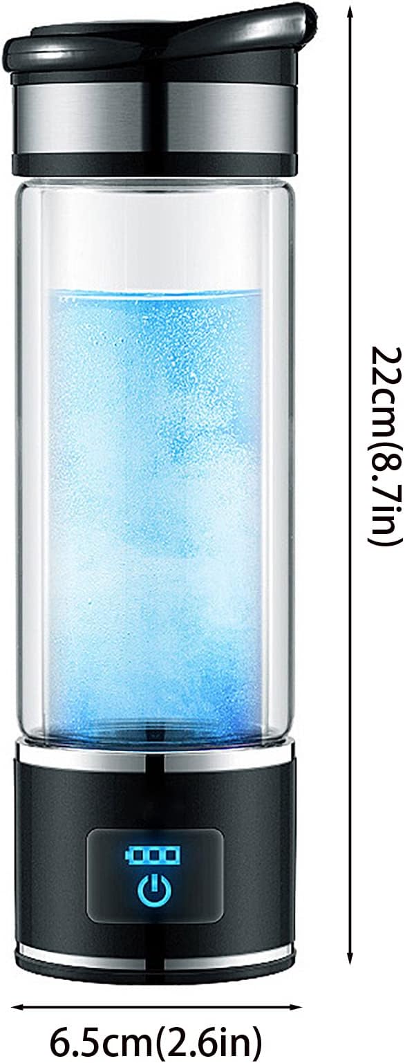 Hydrogen Water Generator SPE/PEM Membrane Technology Hydrogen Water Ionizer| High Grade Titanium Plates Portable Molecular Hydrogen Cup
