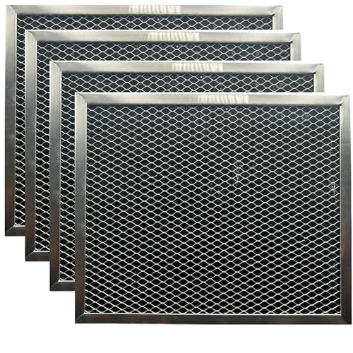 4 Pack Charcoal Range Hood Filters (4 Count)