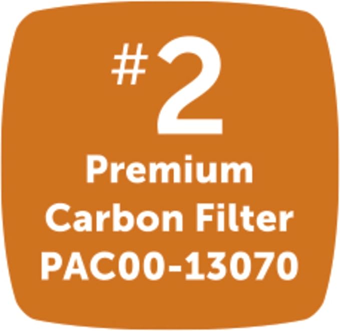 PetSafe Drinkwell Fountain Premium Activated Carbon Filters - Better Hydration Choice - Long-Lasting Purity - Odor-Free Drinking - Water Purification Filter -,12 Count (Pack of 120)
