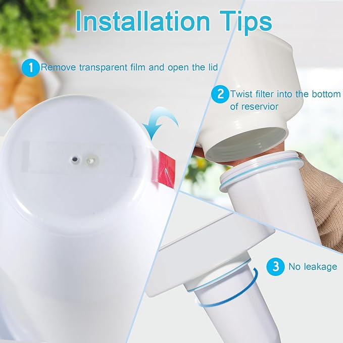 VIPHASES Upgraded 6-Stage 0 TDS Water Filter Replacement for ZR-001, ZR-017, ZR-004, Removes 99.99% Lead, Chlorine, Fluoride, PFOA/PFOS, 6-Pack