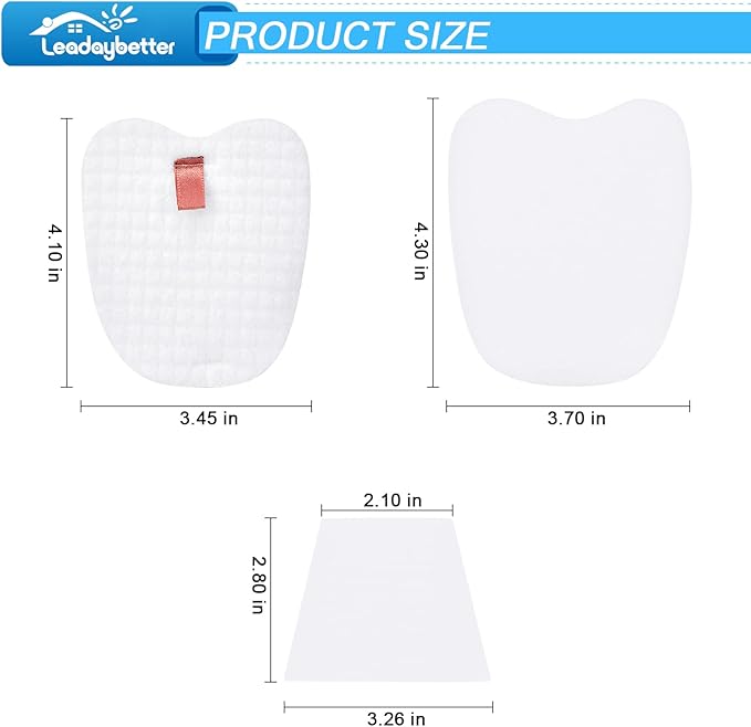 Leadaybetter HV343amz Filter Replacement for Shark Rocket DeluxePro Zero-M Ultra-Light HV345 HV343 ZS350 ZS351 ZS351C ZS352 UV480 HV322 HV320 Corded Stick Vacuum, Part # XPMFK320 & 1084FTV320 (8 Pack) - AquaVibe