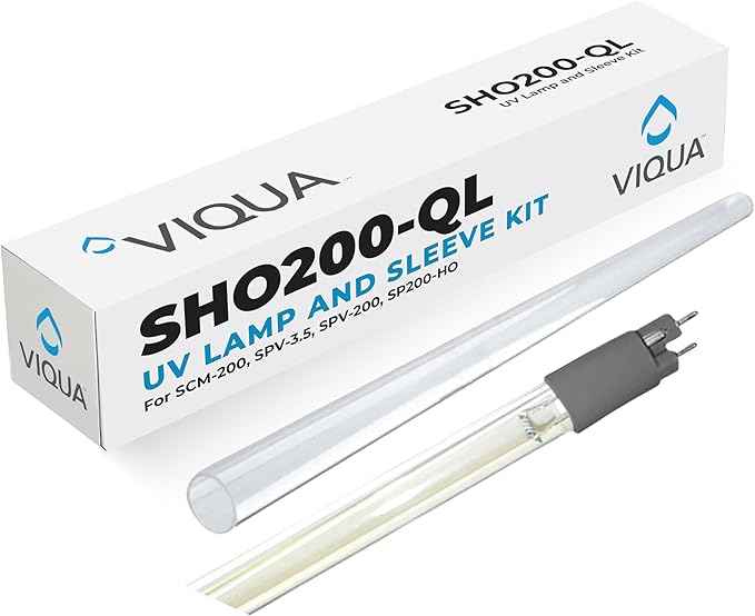 VIQUA SHO200-QL Sterilight UV Replacement Lamp & Sleeve Kit for SPV-3.5, SPV-200, SP200-HO, SC/SCM-200 Series Ultraviolet Bulb