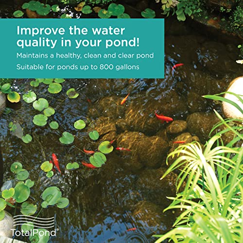 Complete Pond Filter with UV Clarifier Black 15.16 x 9.06 x 13.11 in