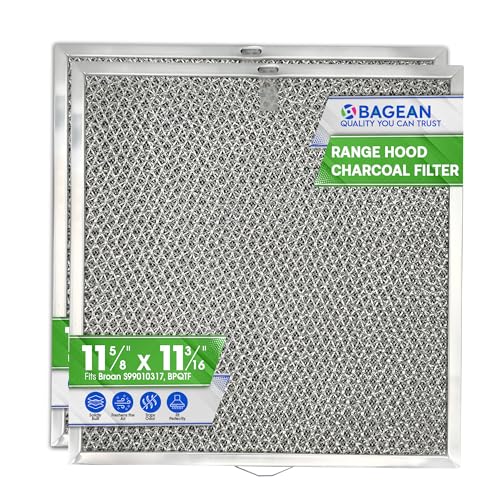 Stove Vent Filter 11.6x11.2” 99010317 Fits Nutone Broan Range Hood Filter (2 Count)