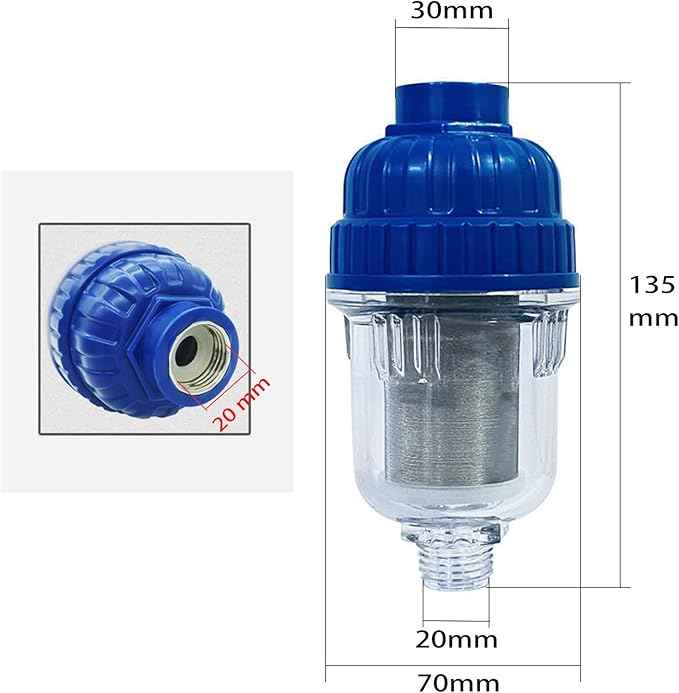Hard Water Shower Filters, Showerhead Filters for Filtering Sediment and Other Impurities, High Output Household Tap Water Purifiers for Kitchen/Washing Machine/Bathrooms, Shower Water Filter Softener