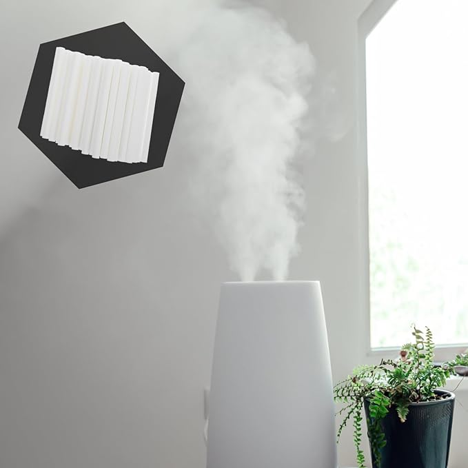 50pcs Essential Oil Diffuser Humidifier Filters Filter Cotton Core Sticks Fragrant Volatile Humidifier Refill Sticks - AquaVibe
