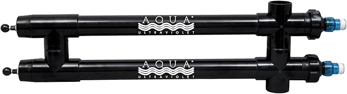 Aqua Ultraviolet AAV00085 80-watt UV Sterilizer with Wiper for Aquarium, 2-Inch, Black