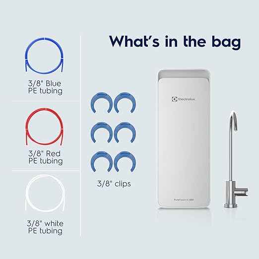 Electrolux WiFi 600GPD Tankless Reverse Osmosis System, Alkaline Mineral pH+, 3:1 Pure to Drain Under Sink RO Filter, 10-Stage RO Water Filtration System, Auto-Flush & App Control