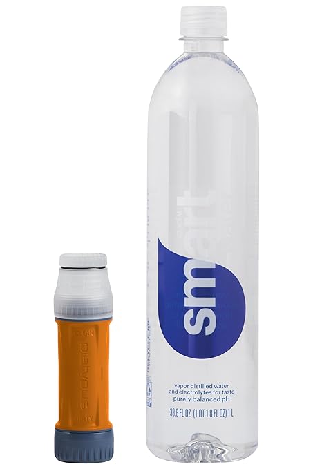 Platypus Quickdraw Ultralight Backpacking Water Filter, Orange